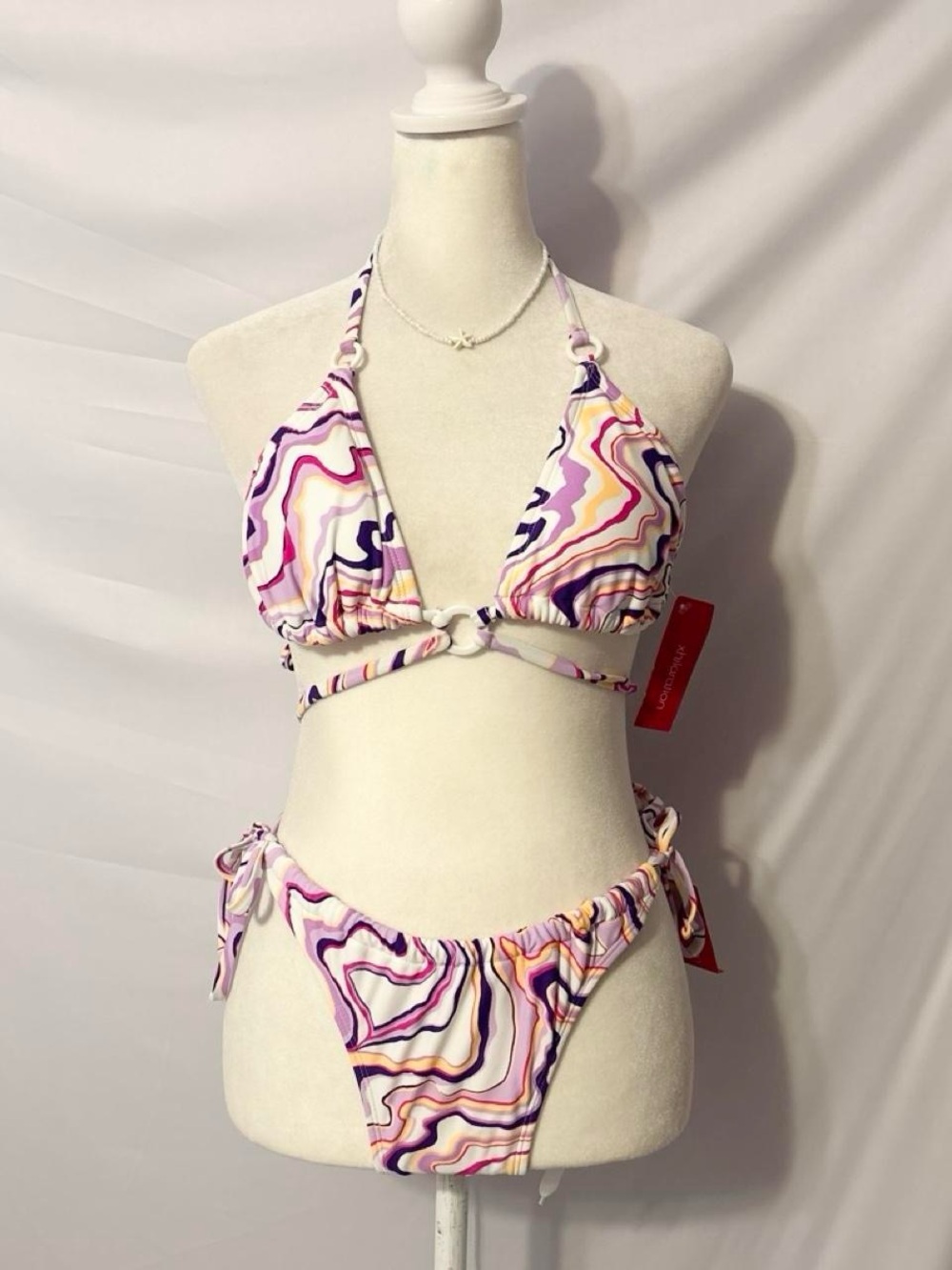 NWT Xhilaration Multicolored Two Piece Bikini Set